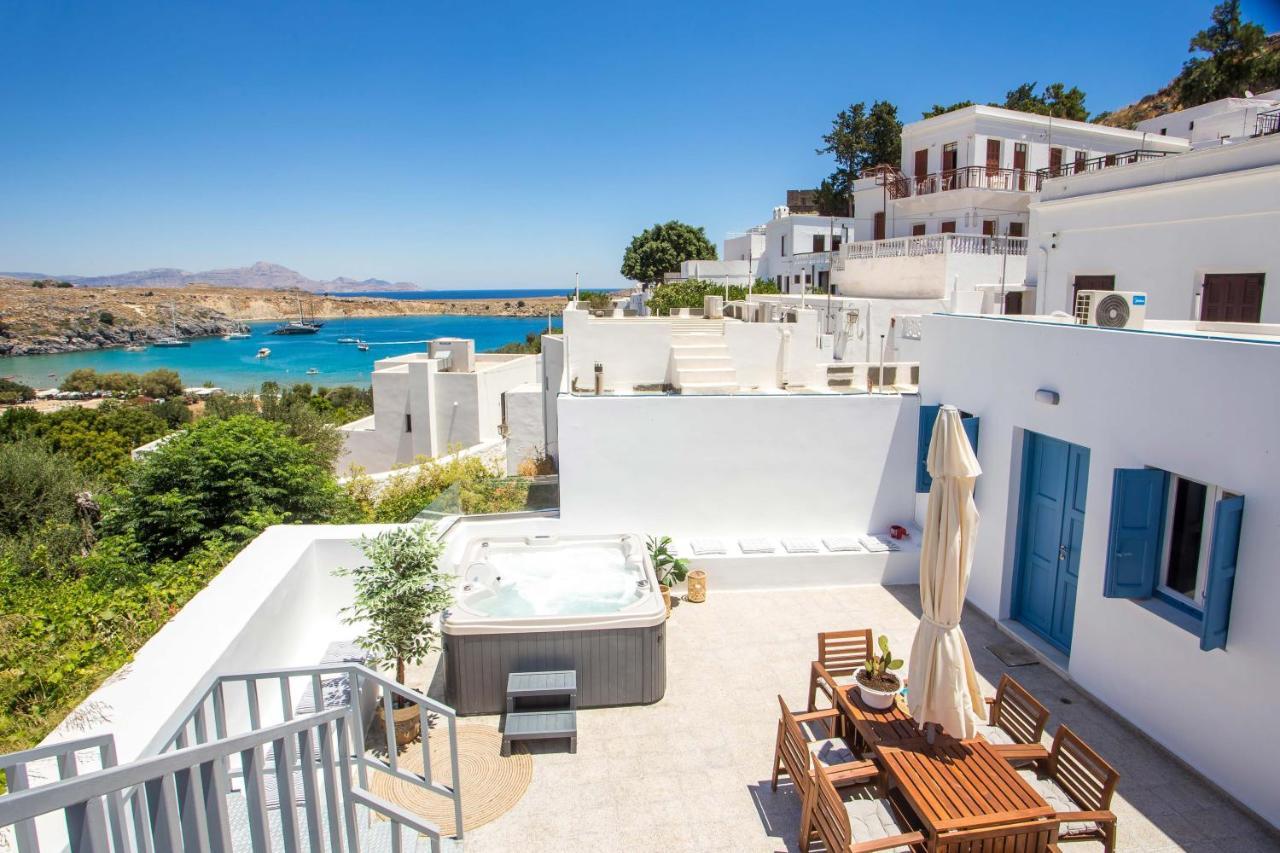 Villa Euphrosyne Líndos Exteriér fotografie