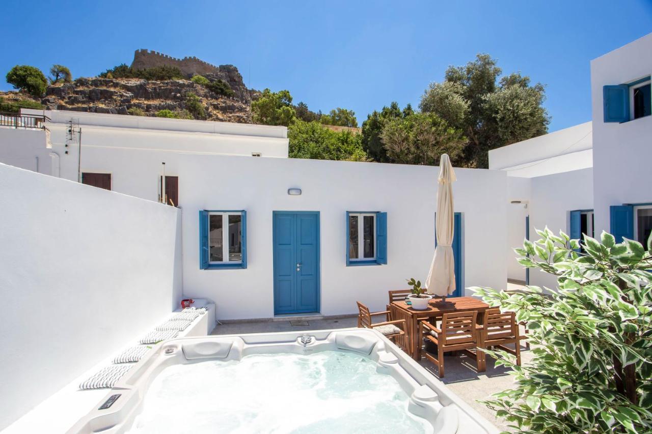 Villa Euphrosyne Líndos Exteriér fotografie