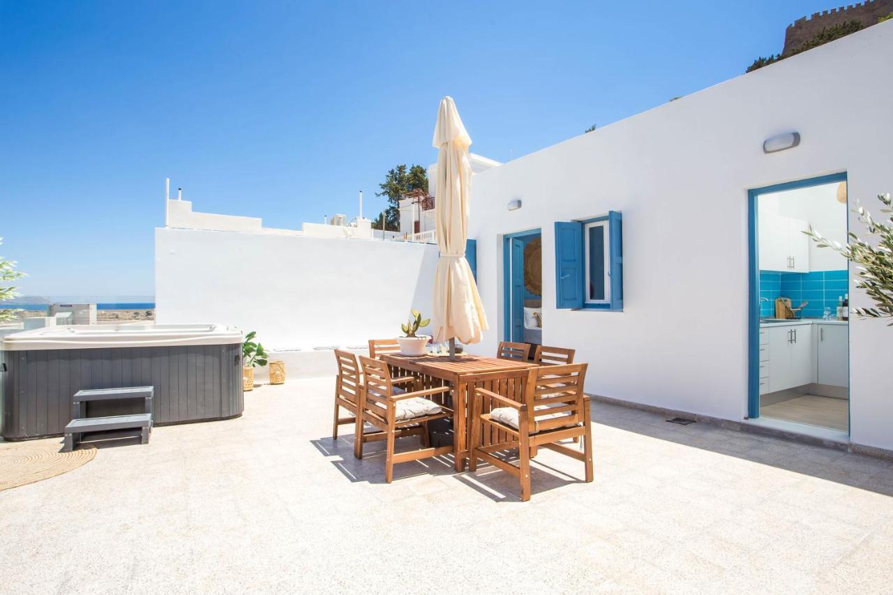 Villa Euphrosyne Líndos Exteriér fotografie