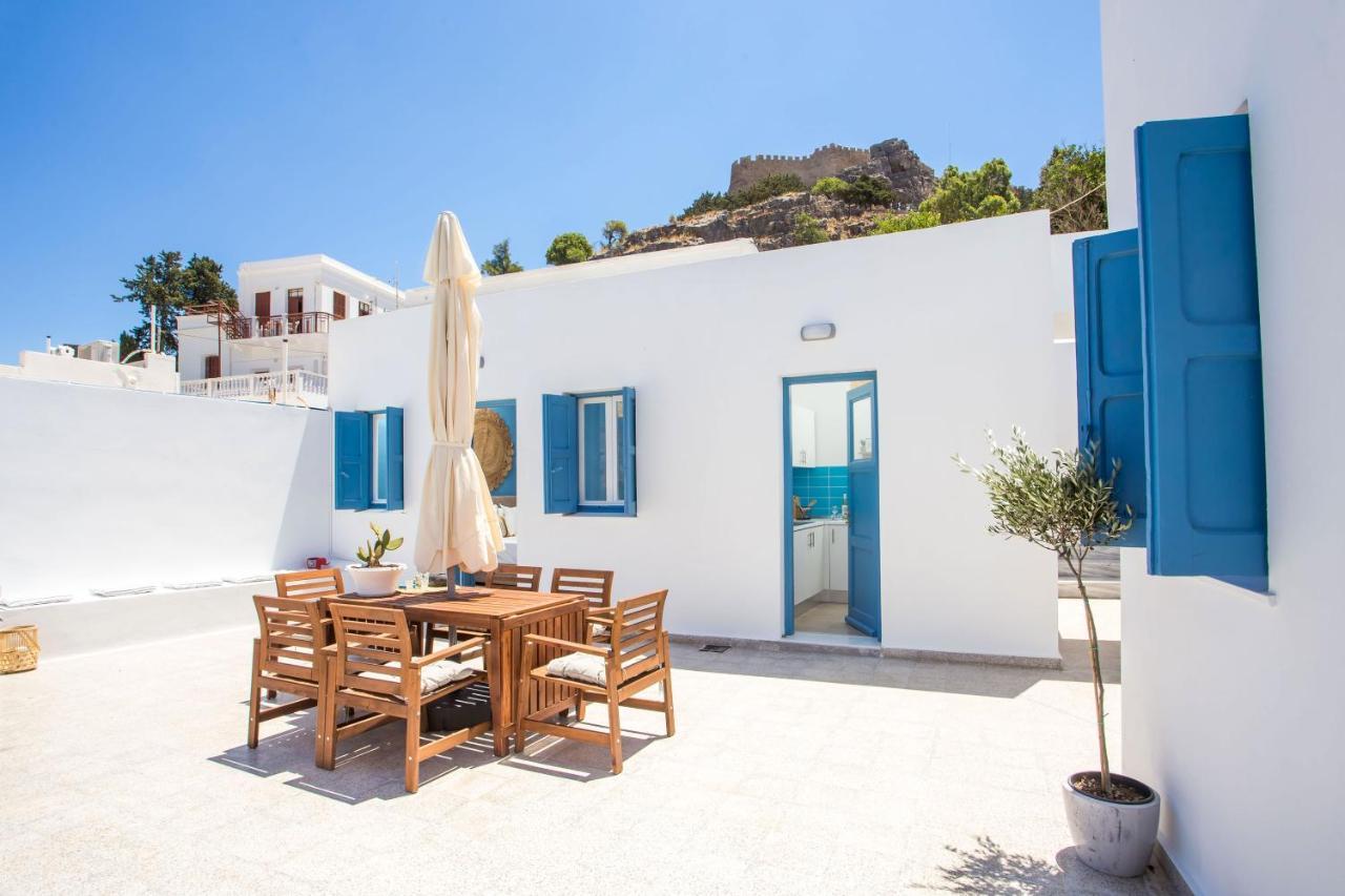Villa Euphrosyne Líndos Exteriér fotografie